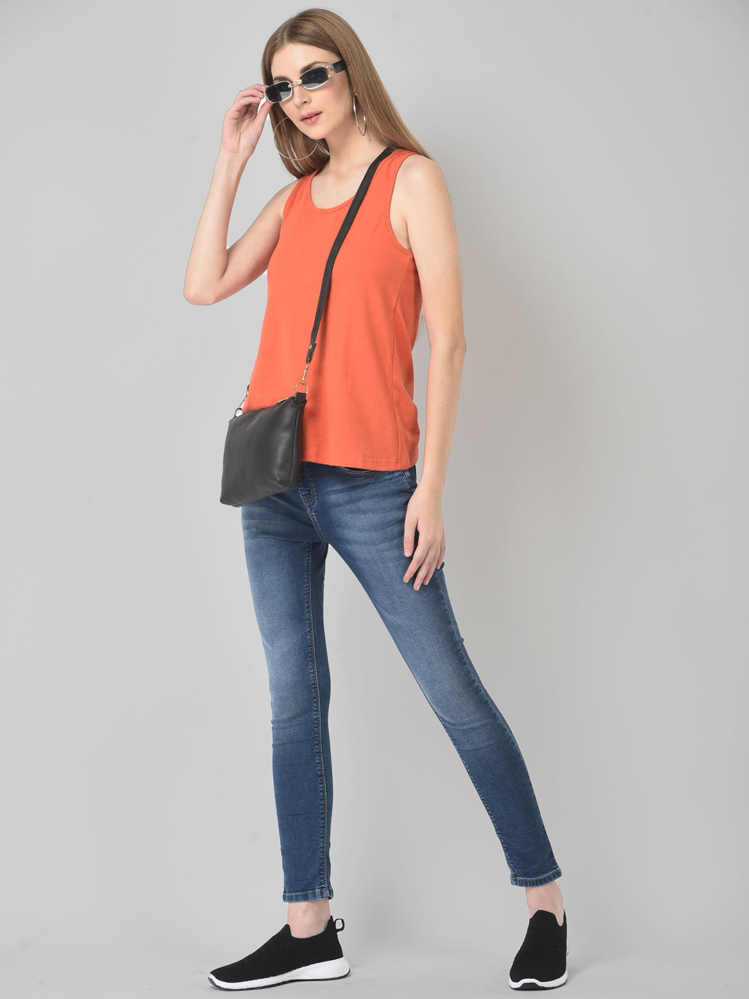 "Under Armour Orange Regular Fit Tank – Performance Activewear"