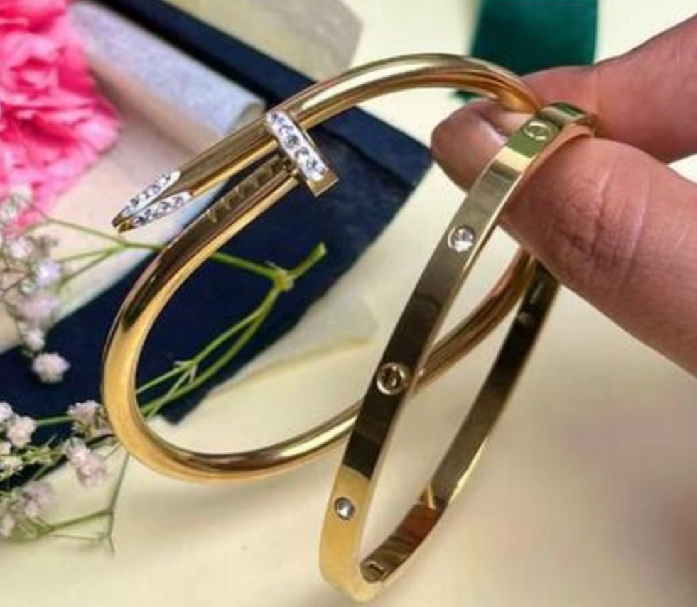 Combo of Nail and Love Bracelet