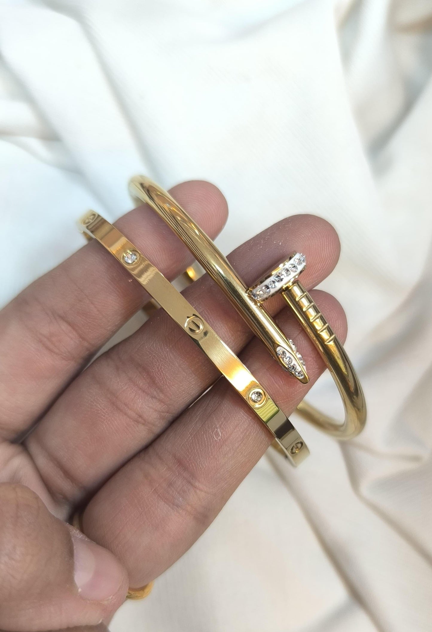 Combo of Nail and Love Bracelet
