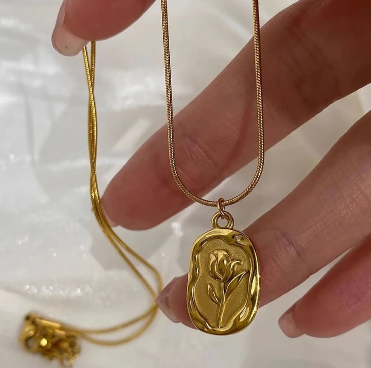 Golden Bloom Necklace