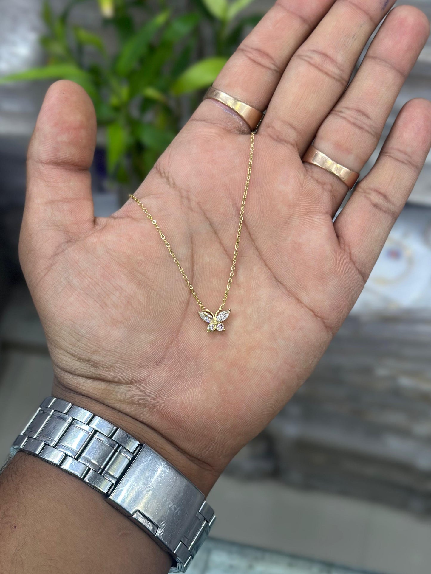 Wings Pendant Necklace