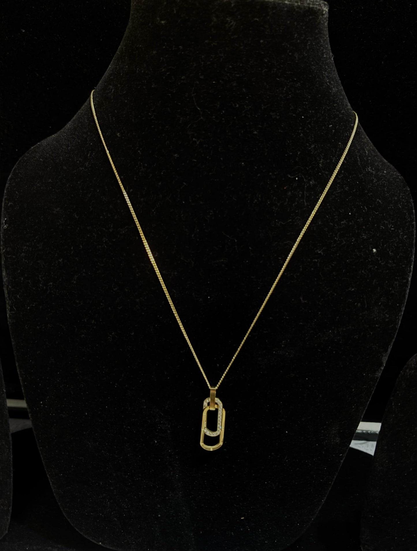 StoneTag Chain Necklace