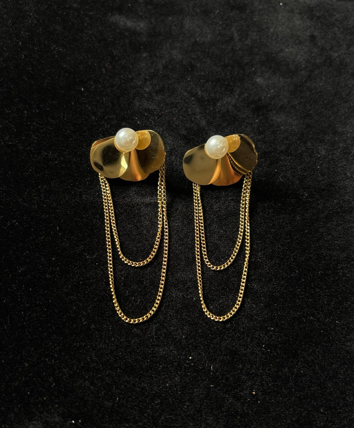 Chain Petal Earring