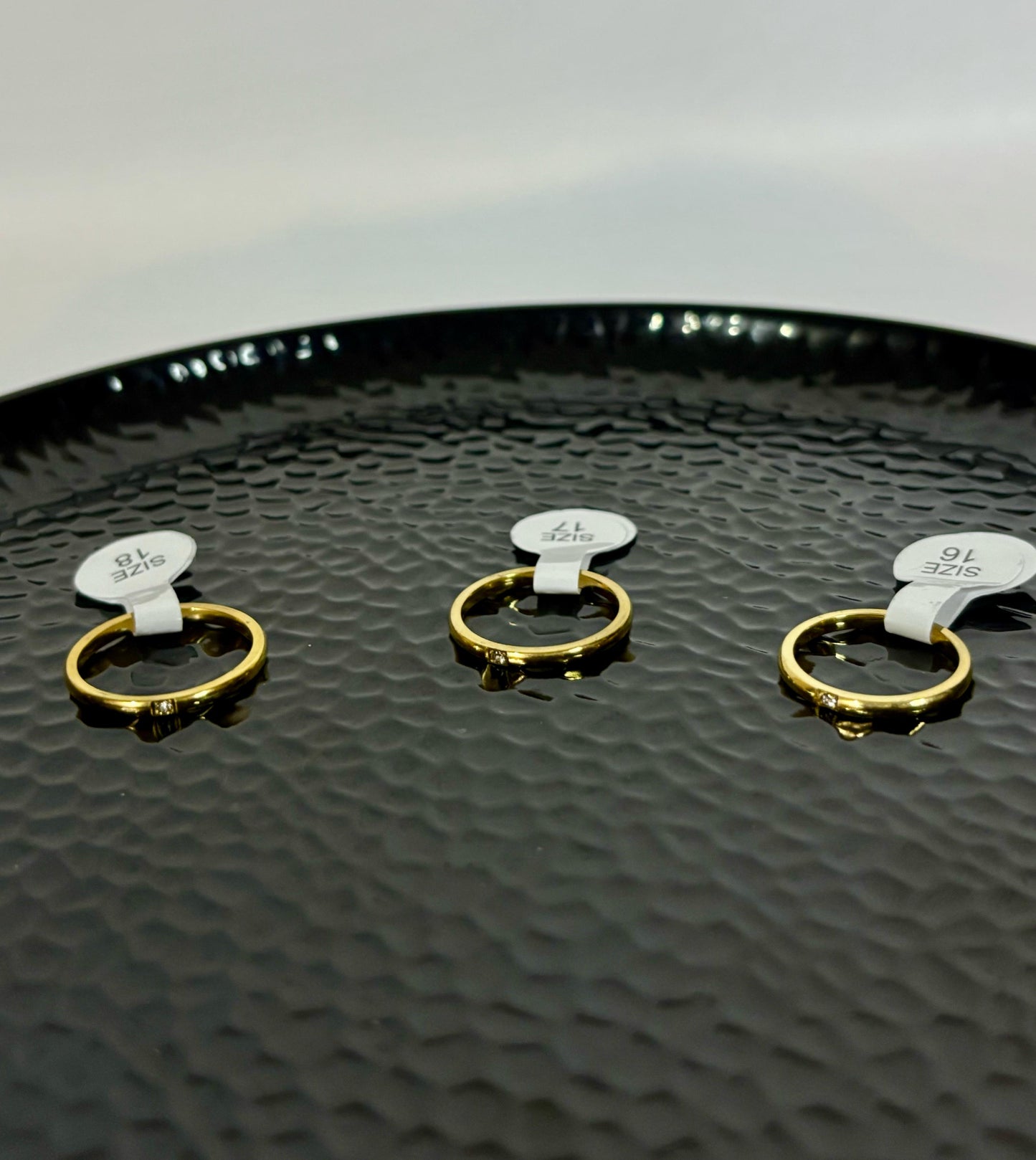 Ring Band with a stone