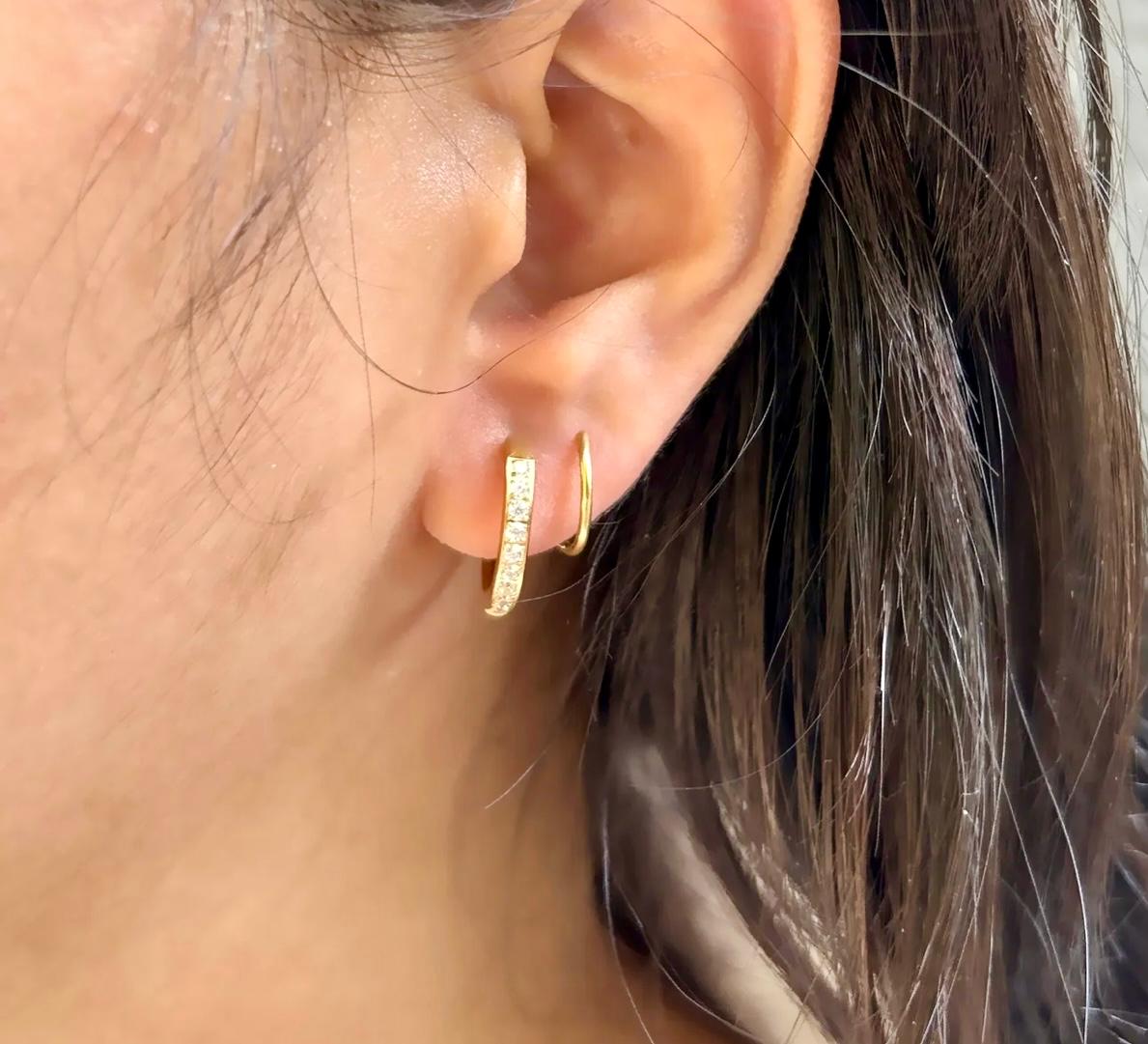 Celeste Duo Loop Earring