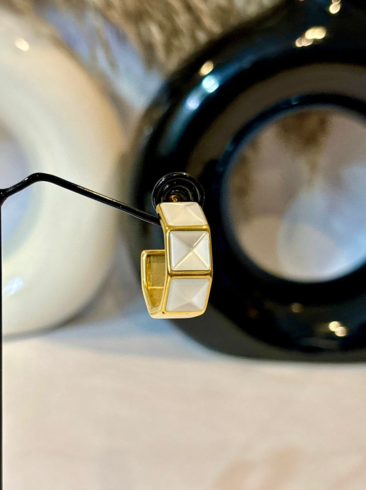 Ivory Urban Edge Hoops