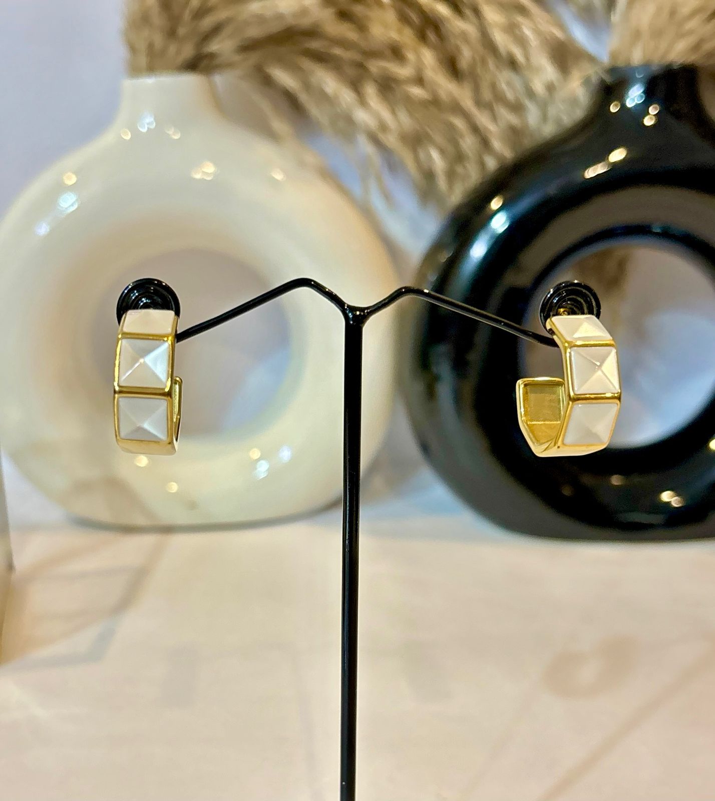 Ivory Urban Edge Hoops
