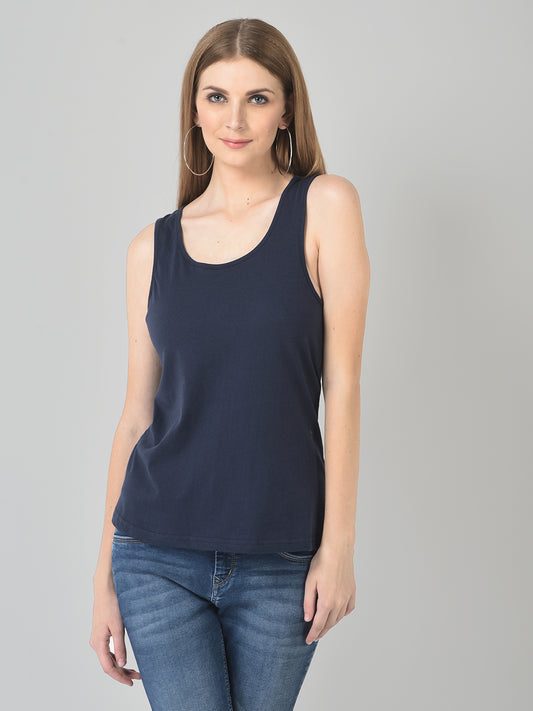 "Blue Tank Top for Women - Stylish & Comfortable Casual Wear | Cozmostore"