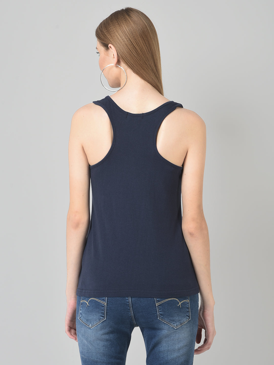 "Blue Tank Top for Women - Stylish & Comfortable Casual Wear | Cozmostore"