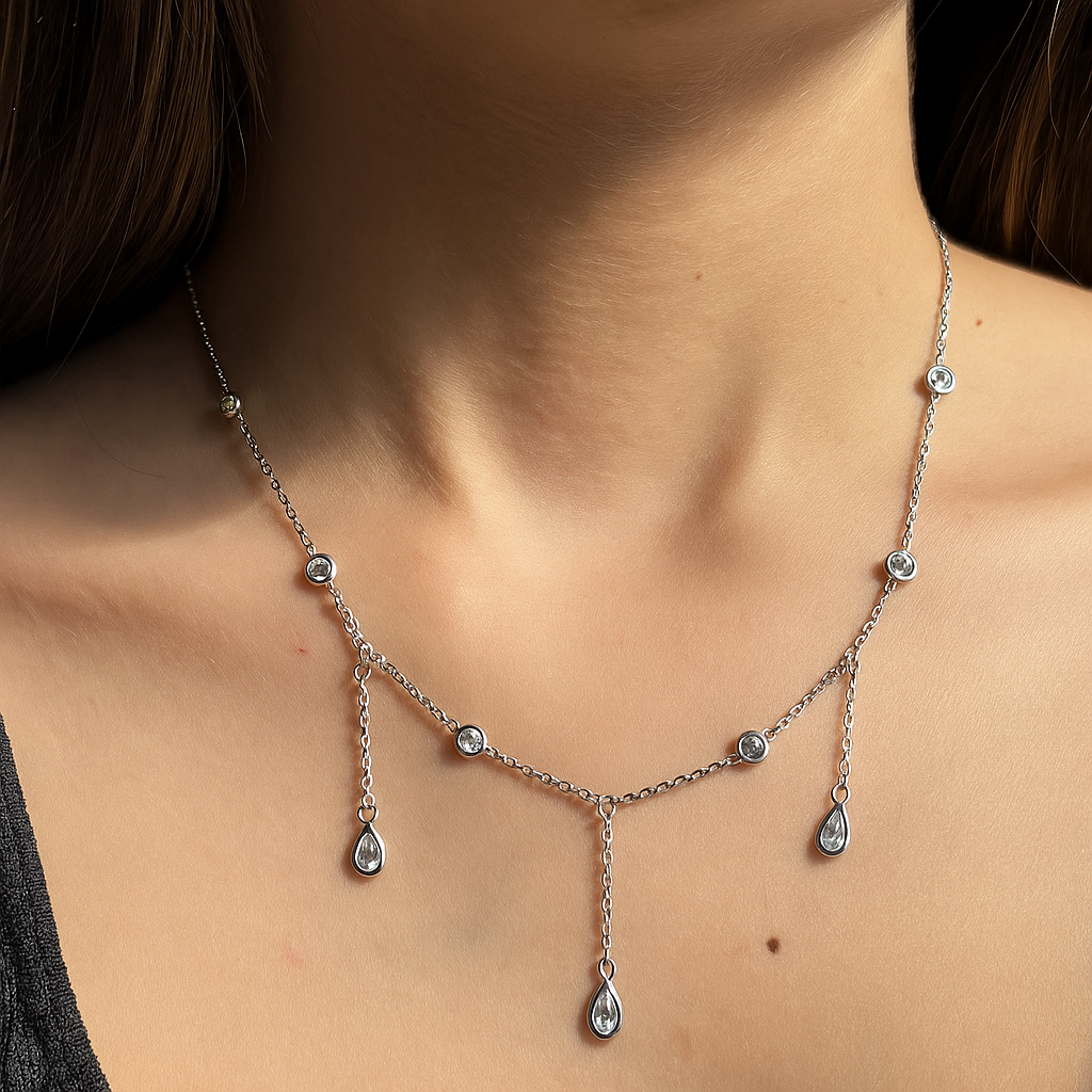 Canberra Necklace in Silver