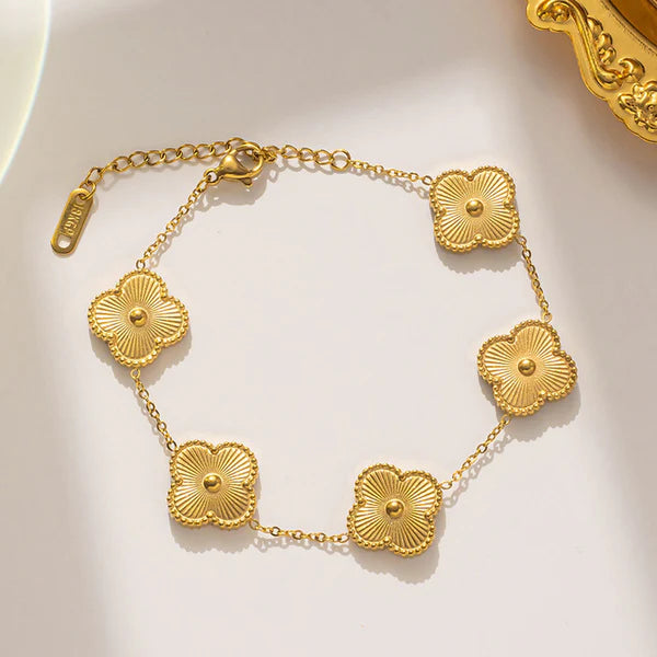 Golden Clover Bracelet