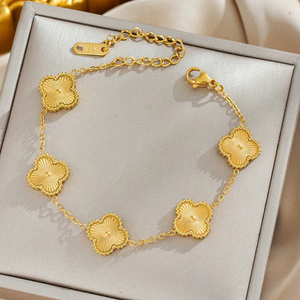 Golden Clover Bracelet