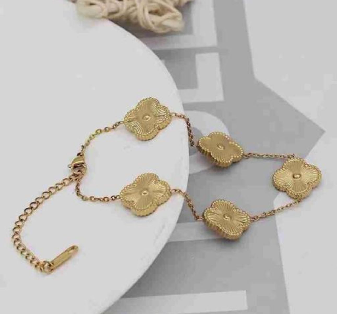 Golden Clover Bracelet