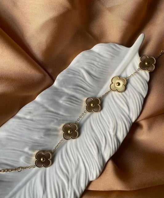 Golden Clover Bracelet