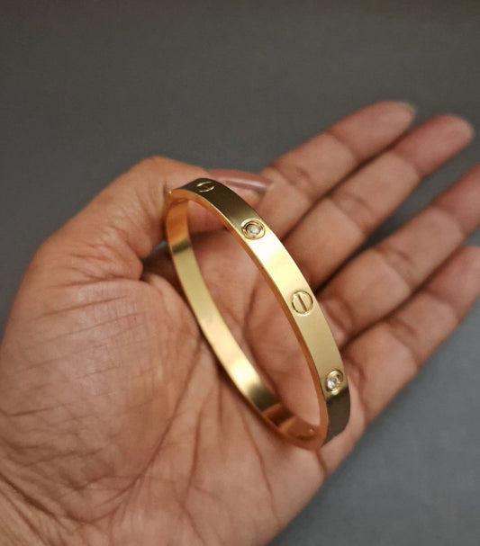 Gold Love Bangle Bracelet