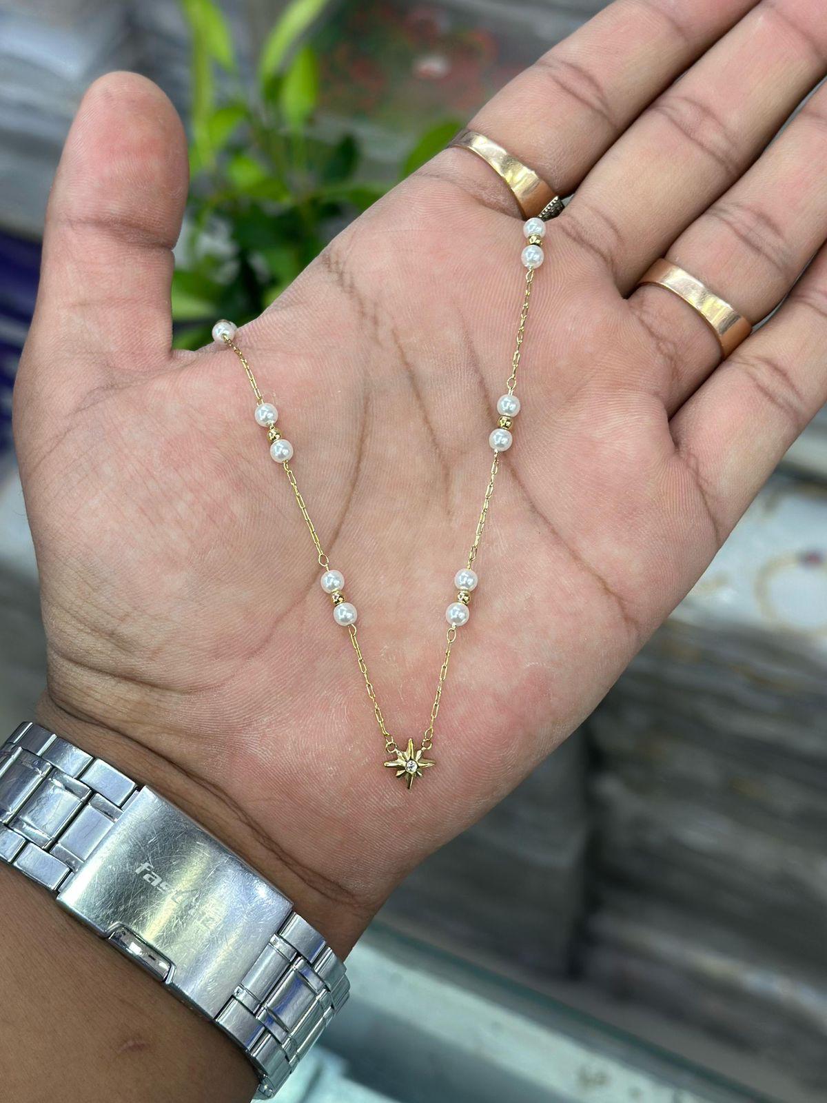 Celestial Pearl Glow Necklace