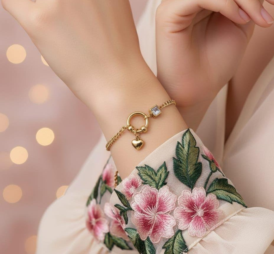 Bound and Lock Bracelet