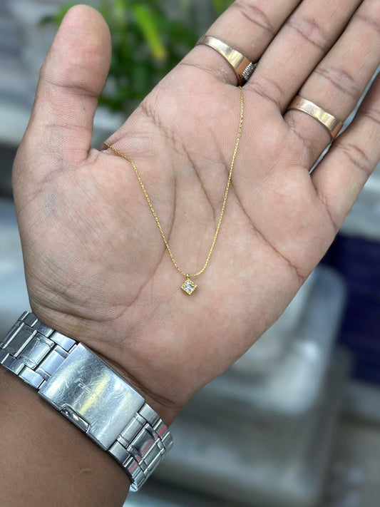 Amy Stone Pendant Necklace