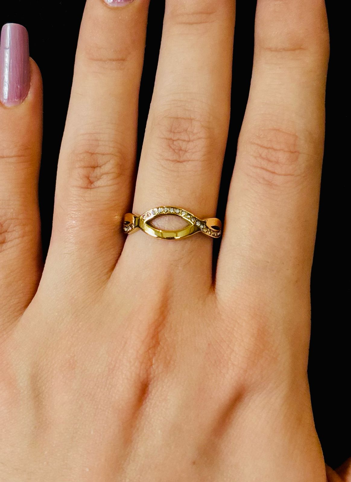 Infinity Curve Ring
