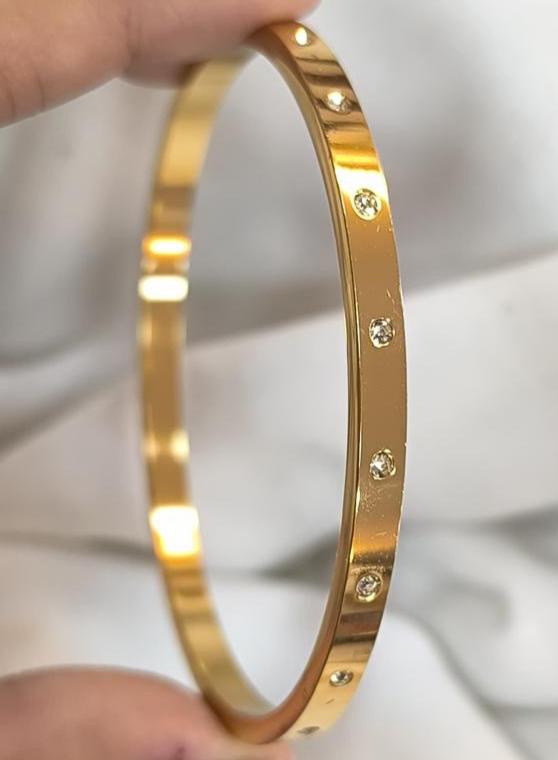 Stone Bangle Bracelet