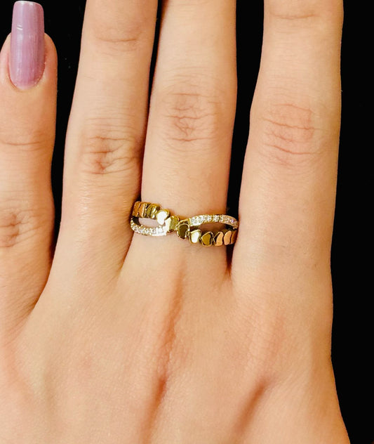 CrossHeart Ring