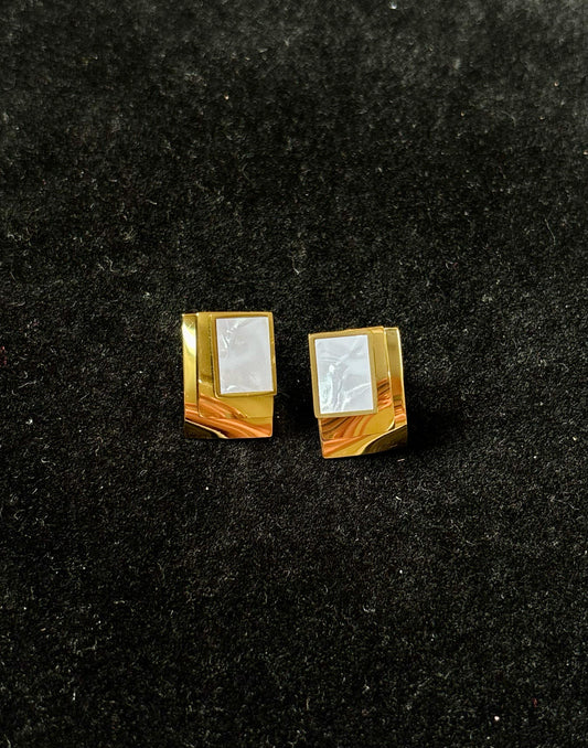 OpalEdge Earring