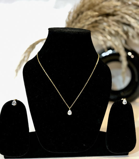 Miraya Drop Necklace Set