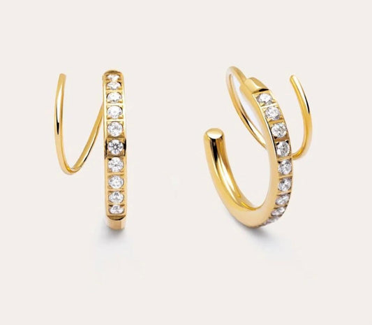 Celeste Duo Loop Earring